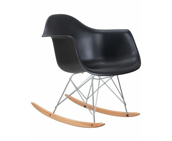 Кресло-качалка DOBRIN DAW ROCK, цвет черный, Вариант: цвет черный, изображение 2 | Интернет магазин мебели и декора LifeDekor