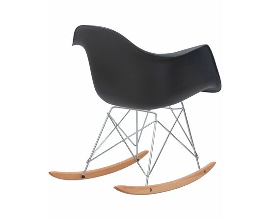 Кресло-качалка DOBRIN DAW ROCK, цвет черный, Вариант: цвет черный, изображение 4 | Интернет магазин мебели и декора LifeDekor
