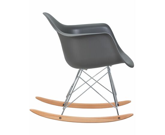 Кресло-качалка DOBRIN DAW ROCK, цвет серый, Вариант: цвет серый, изображение 3 | Интернет магазин мебели и декора LifeDekor