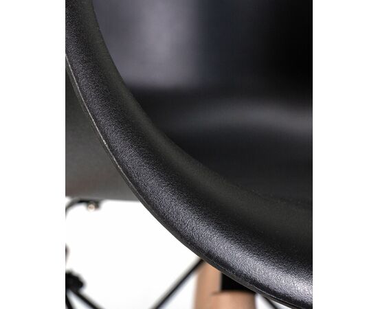 Стул барный DOBRIN DAW BAR, ножки светлый бук, цвет черный, Вариант: ножки светлый бук, цвет чёрный, изображение 10 | Интернет магазин мебели и декора LifeDekor