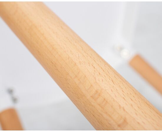 Стул обеденный DOBRIN THEO, ножки светлый бук, цвет белый (W-02), Вариант: ножки светлый бук, цвет белый (W-02), изображение 11 | Интернет магазин мебели и декора LifeDekor