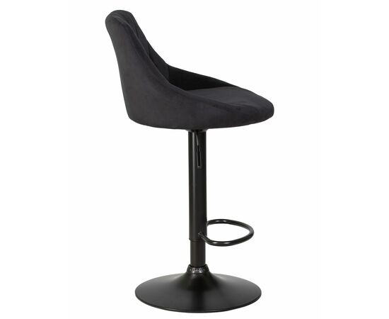 Стул барный DOBRIN LOGAN BLACK, черный велюр (MJ9-101), Вариант: черный велюр (MJ9-101), изображение 3 | Интернет магазин мебели и декора LifeDekor