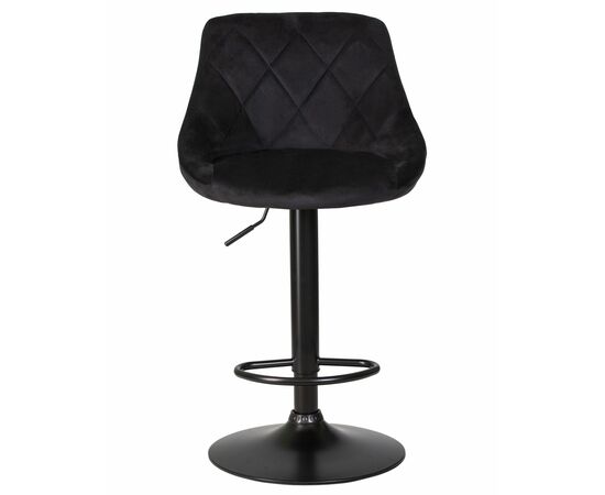 Стул барный DOBRIN LOGAN BLACK, черный велюр (MJ9-101), Вариант: черный велюр (MJ9-101), изображение 6 | Интернет магазин мебели и декора LifeDekor