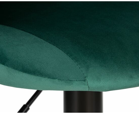 Стул барный DOBRIN LOGAN BLACK, зеленый велюр (MJ9-88), Вариант: зеленый велюр (MJ9-88), изображение 7 | Интернет магазин мебели и декора LifeDekor