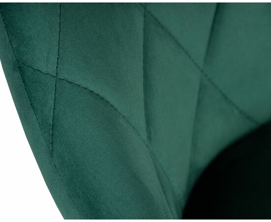Стул барный DOBRIN LOGAN BLACK, зеленый велюр (MJ9-88), Вариант: зеленый велюр (MJ9-88), изображение 8 | Интернет магазин мебели и декора LifeDekor