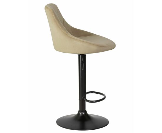 Стул барный DOBRIN LOGAN BLACK, мокко велюр (MJ9-9), Вариант: мокко велюр (MJ9-9), изображение 3 | Интернет магазин мебели и декора LifeDekor