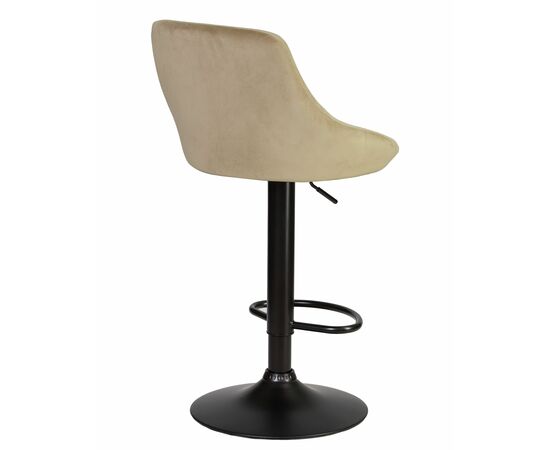Стул барный DOBRIN LOGAN BLACK, мокко велюр (MJ9-9), Вариант: мокко велюр (MJ9-9), изображение 4 | Интернет магазин мебели и декора LifeDekor