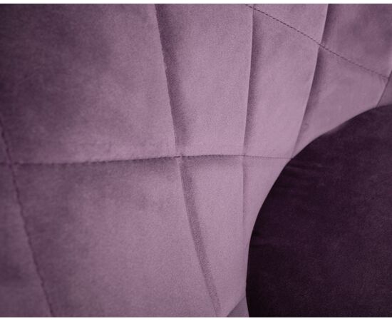 Стул барный DOBRIN LOGAN BLACK, пудрово-сиреневый велюр (MJ9-52), Вариант: пудрово-сиреневый велюр (MJ9-52), изображение 8 | Интернет магазин мебели и декора LifeDekor