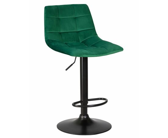 Стул барный DOBRIN TAILOR BLACK, зеленый велюр (MJ9-88), Вариант: зеленый велюр (MJ9-88) | Интернет магазин мебели и декора LifeDekor