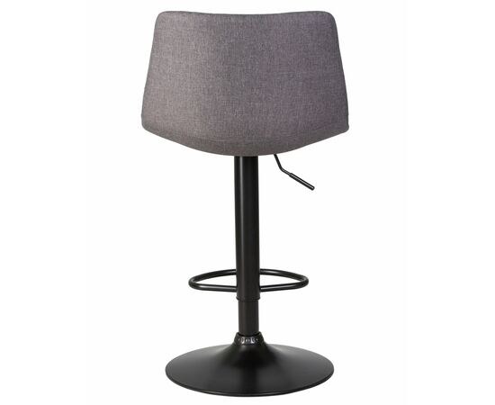 Стул барный DOBRIN TAILOR BLACK, серая ткань (188-55), Вариант: серая ткань (188-55), изображение 5 | Интернет магазин мебели и декора LifeDekor