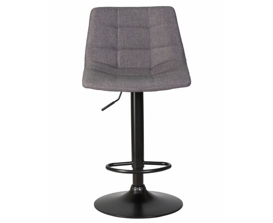 Стул барный DOBRIN TAILOR BLACK, серая ткань (188-55), Вариант: серая ткань (188-55), изображение 6 | Интернет магазин мебели и декора LifeDekor