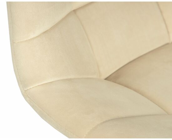 Стул барный DOBRIN TAILOR WHITE, бежевый велюр (MJ9-10), Вариант: бежевый велюр (MJ9-10), изображение 9 | Интернет магазин мебели и декора LifeDekor