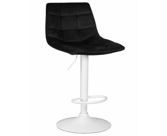 Стул барный DOBRIN TAILOR WHITE, черный велюр (MJ9-101), Вариант: черный велюр (MJ9-101) | Интернет магазин мебели и декора LifeDekor