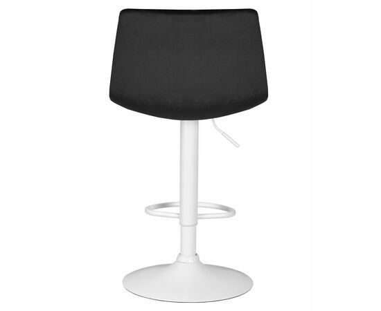 Стул барный DOBRIN TAILOR WHITE, черный велюр (MJ9-101), Вариант: черный велюр (MJ9-101), изображение 5 | Интернет магазин мебели и декора LifeDekor