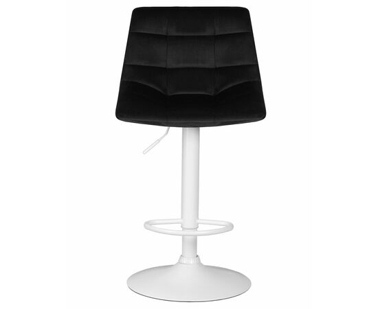 Стул барный DOBRIN TAILOR WHITE, черный велюр (MJ9-101), Вариант: черный велюр (MJ9-101), изображение 6 | Интернет магазин мебели и декора LifeDekor