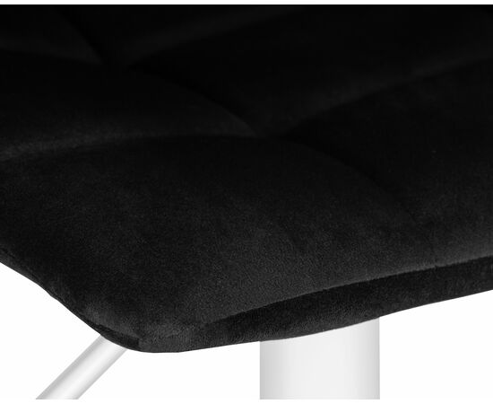 Стул барный DOBRIN TAILOR WHITE, черный велюр (MJ9-101), Вариант: черный велюр (MJ9-101), изображение 7 | Интернет магазин мебели и декора LifeDekor