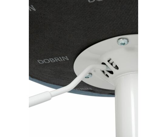 Стул барный DOBRIN TAILOR WHITE, пудрово-голубой велюр (MJ9-74), Вариант: пудрово-голубой велюр (MJ9-74), изображение 7 | Интернет магазин мебели и декора LifeDekor