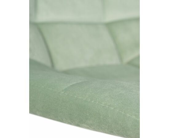 Стул барный DOBRIN TAILOR WHITE, пудрово-мятный велюр (MJ9-87), Вариант: пудрово-мятный велюр (MJ9-87), изображение 9 | Интернет магазин мебели и декора LifeDekor