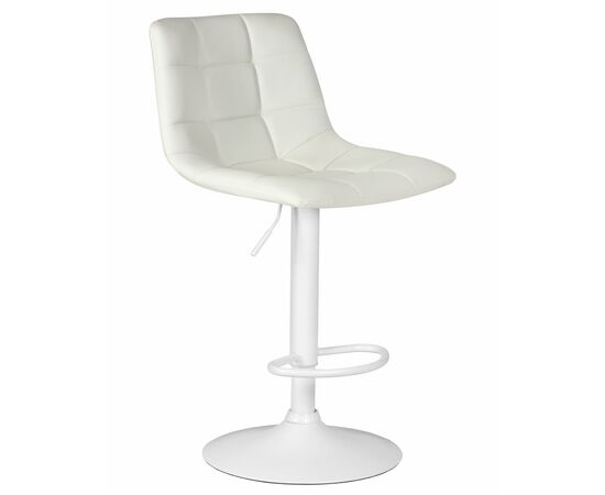 Стул барный DOBRIN TAILOR WHITE, белый PU, Вариант: белый PU, изображение 2 | Интернет магазин мебели и декора LifeDekor