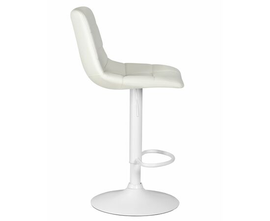 Стул барный DOBRIN TAILOR WHITE, белый PU, Вариант: белый PU, изображение 3 | Интернет магазин мебели и декора LifeDekor