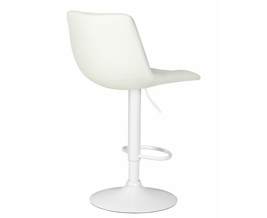 Стул барный DOBRIN TAILOR WHITE, белый PU, Вариант: белый PU, изображение 4 | Интернет магазин мебели и декора LifeDekor