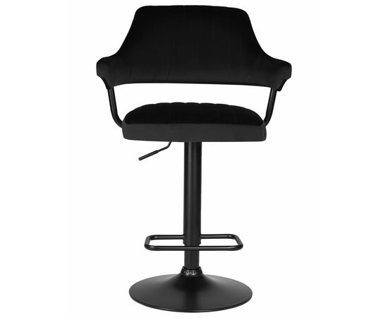 Стул барный DOBRIN CHARLY BLACK, черный велюр (MJ9-101), Вариант: черный велюр (MJ9-101), изображение 6 | Интернет магазин мебели и декора LifeDekor