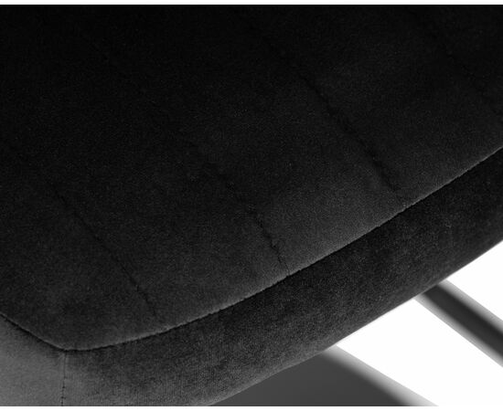Стул барный DOBRIN CHARLY BLACK, черный велюр (MJ9-101), Вариант: черный велюр (MJ9-101), изображение 7 | Интернет магазин мебели и декора LifeDekor