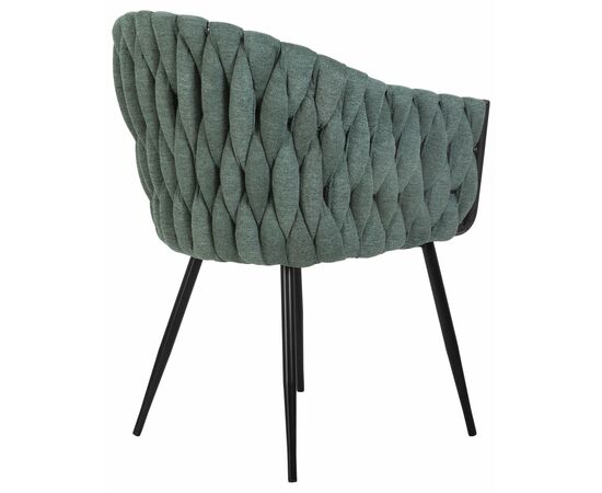 Стул обеденный DOBRIN MATILDA, зеленая ткань (LAR 275-23), Вариант: зеленая ткань (LAR 275-23), изображение 4 | Интернет магазин мебели и декора LifeDekor