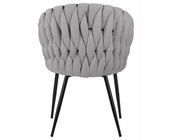 Стул обеденный DOBRIN MATILDA, серая ткань (LAR 275-17), Вариант: серая ткань (LAR 275-17), изображение 5 | Интернет магазин мебели и декора LifeDekor