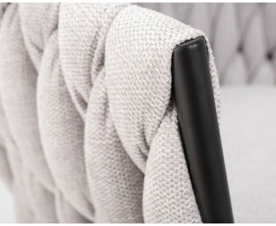 Стул обеденный DOBRIN MATILDA, серая ткань (LAR 275-17), Вариант: серая ткань (LAR 275-17), изображение 9 | Интернет магазин мебели и декора LifeDekor