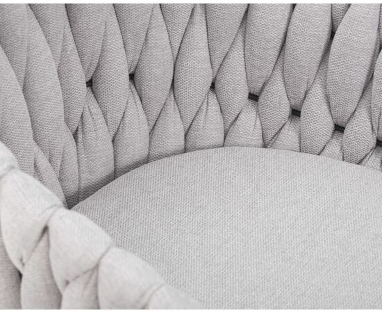 Стул обеденный DOBRIN MATILDA, серая ткань (LAR 275-17), Вариант: серая ткань (LAR 275-17), изображение 10 | Интернет магазин мебели и декора LifeDekor