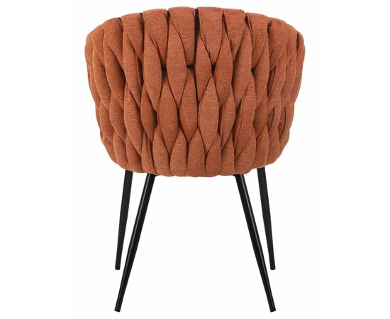 Стул обеденный DOBRIN MATILDA, оранжевая ткань (LAR 275-27), Вариант: оранжевая ткань (LAR 275-27), изображение 5 | Интернет магазин мебели и декора LifeDekor