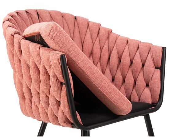 Стул обеденный DOBRIN MATILDA, розовая ткань (LAR 275-10), Вариант: розовая ткань (LAR 275-10), изображение 7 | Интернет магазин мебели и декора LifeDekor