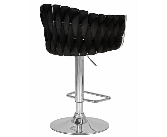 Стул барный DOBRIN MARCEL, черный велюр (MJ9-101), Вариант: черный велюр (MJ9-101), изображение 4 | Интернет магазин мебели и декора LifeDekor