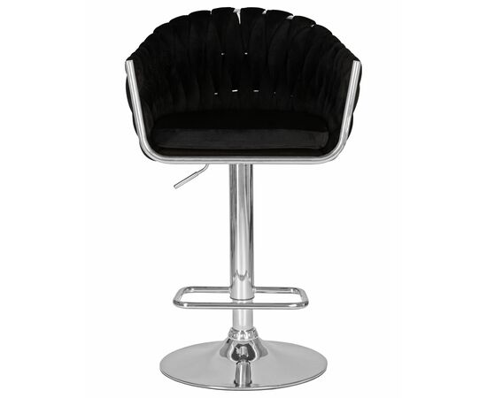 Стул барный DOBRIN MARCEL, черный велюр (MJ9-101), Вариант: черный велюр (MJ9-101), изображение 6 | Интернет магазин мебели и декора LifeDekor