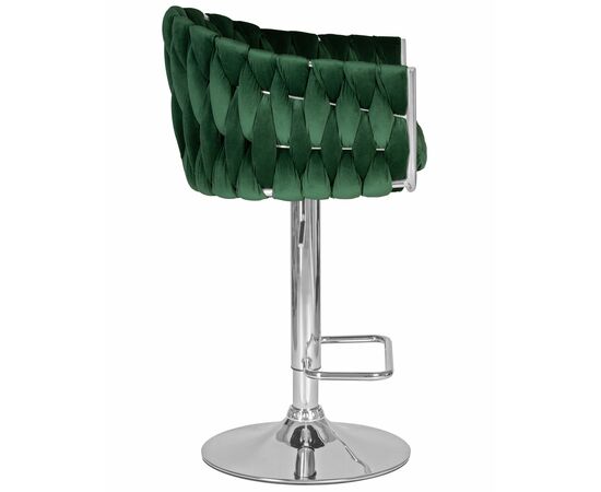 Стул барный DOBRIN MARCEL, зеленый велюр (MJ9-88), Вариант: зеленый велюр (MJ9-88), изображение 3 | Интернет магазин мебели и декора LifeDekor