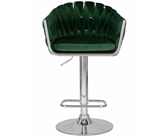 Стул барный DOBRIN MARCEL, зеленый велюр (MJ9-88), Вариант: зеленый велюр (MJ9-88), изображение 6 | Интернет магазин мебели и декора LifeDekor