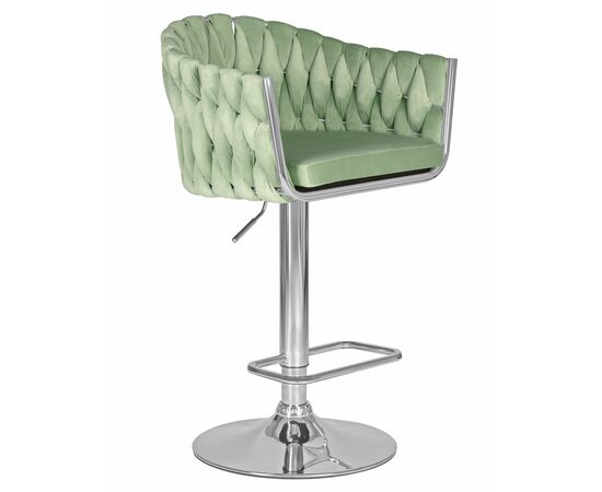 Стул барный DOBRIN MARCEL, пудрово-мятный велюр (MJ9-87), Вариант: пудрово-мятный велюр (MJ9-87), изображение 2 | Интернет магазин мебели и декора LifeDekor