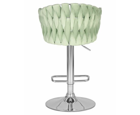Стул барный DOBRIN MARCEL, пудрово-мятный велюр (MJ9-87), Вариант: пудрово-мятный велюр (MJ9-87), изображение 5 | Интернет магазин мебели и декора LifeDekor