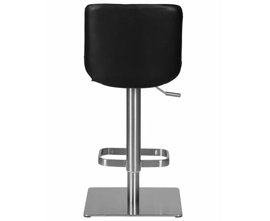 Стул барный DOBRIN ALDO, черный PU YP33-19, основание из нержавеющей стали, Вариант: черный PU YP33-19, основание из нержавеющей стали, изображение 5 | Интернет магазин мебели и декора LifeDekor