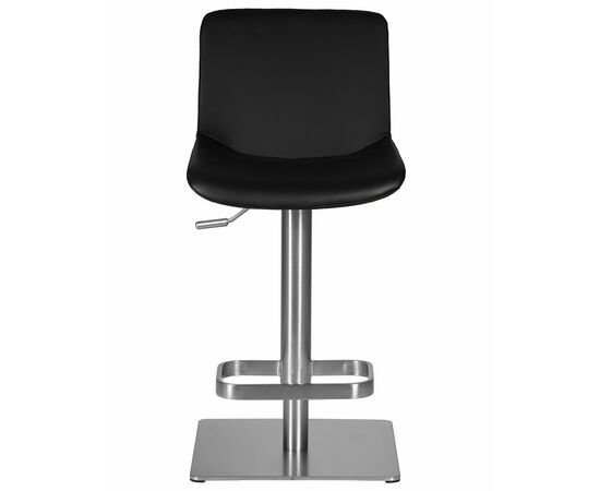 Стул барный DOBRIN ALDO, черный PU YP33-19, основание из нержавеющей стали, Вариант: черный PU YP33-19, основание из нержавеющей стали, изображение 6 | Интернет магазин мебели и декора LifeDekor