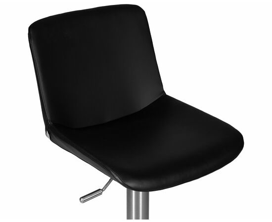 Стул барный DOBRIN ALDO, черный PU YP33-19, основание из нержавеющей стали, Вариант: черный PU YP33-19, основание из нержавеющей стали, изображение 8 | Интернет магазин мебели и декора LifeDekor