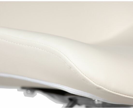 Стул барный DOBRIN ALDO, белый PU P23, основание из нержавеющей стали, Вариант: белый PU P23, основание из нержавеющей стали, изображение 12 | Интернет магазин мебели и декора LifeDekor