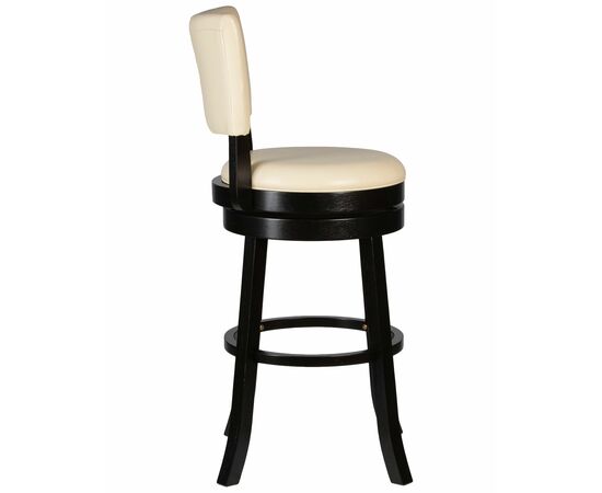 Вращающийся полубарный стул DOBRIN JOHN COUNTER, капучино, кремовый, Вариант: капучино, кремовый, изображение 2 | Интернет магазин мебели и декора LifeDekor