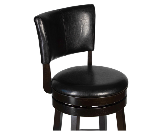 Вращающийся полубарный стул DOBRIN JOHN COUNTER, капучино, черный, Вариант: капучино, чёрный, изображение 8 | Интернет магазин мебели и декора LifeDekor