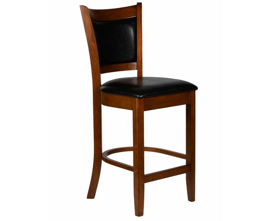 Стул полубарный DOBRIN GARRY COUNTER, шоколад, черный, Вариант: шоколад, чёрный | Интернет магазин мебели и декора LifeDekor