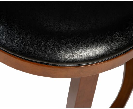 Круглый барный табурет DOBRIN BOB BAR, шоколад, черный, Вариант: шоколад, чёрный, изображение 6 | Интернет магазин мебели и декора LifeDekor