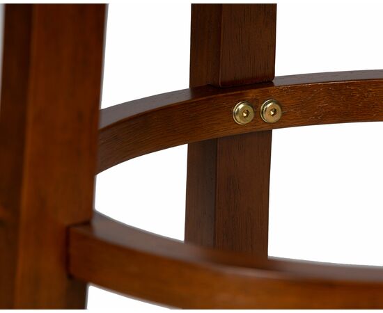 Круглый барный табурет DOBRIN BOB BAR, шоколад, черный, Вариант: шоколад, чёрный, изображение 8 | Интернет магазин мебели и декора LifeDekor