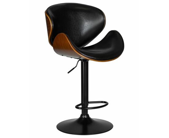 Стул барный DOBRIN JACK BLACK, цвет черный глянец PU ABD 002, Вариант: цвет черный глянец PU ABD 002 | Интернет магазин мебели и декора LifeDekor