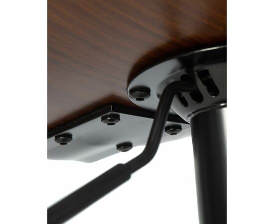 Стул барный DOBRIN JACK BLACK, цвет черный глянец PU ABD 002, Вариант: цвет черный глянец PU ABD 002, изображение 10 | Интернет магазин мебели и декора LifeDekor